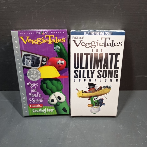Lot Of 2 VeggieTales VHS Tapes Brand New Factory Sealed - Picture 1 of 6